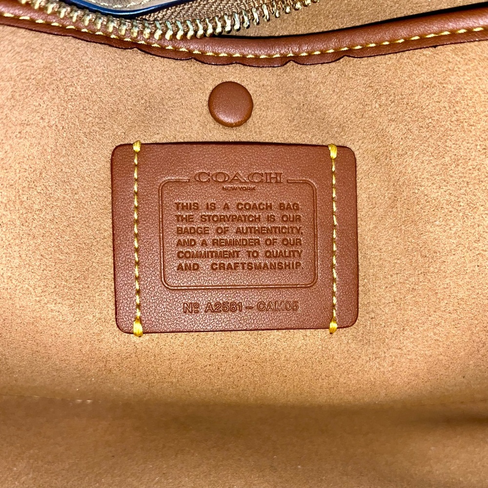 Coach Soft Empire Carryall Bag 28 - Picture 6 of 8